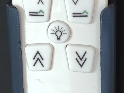 Wall mount for a Linak bed remote