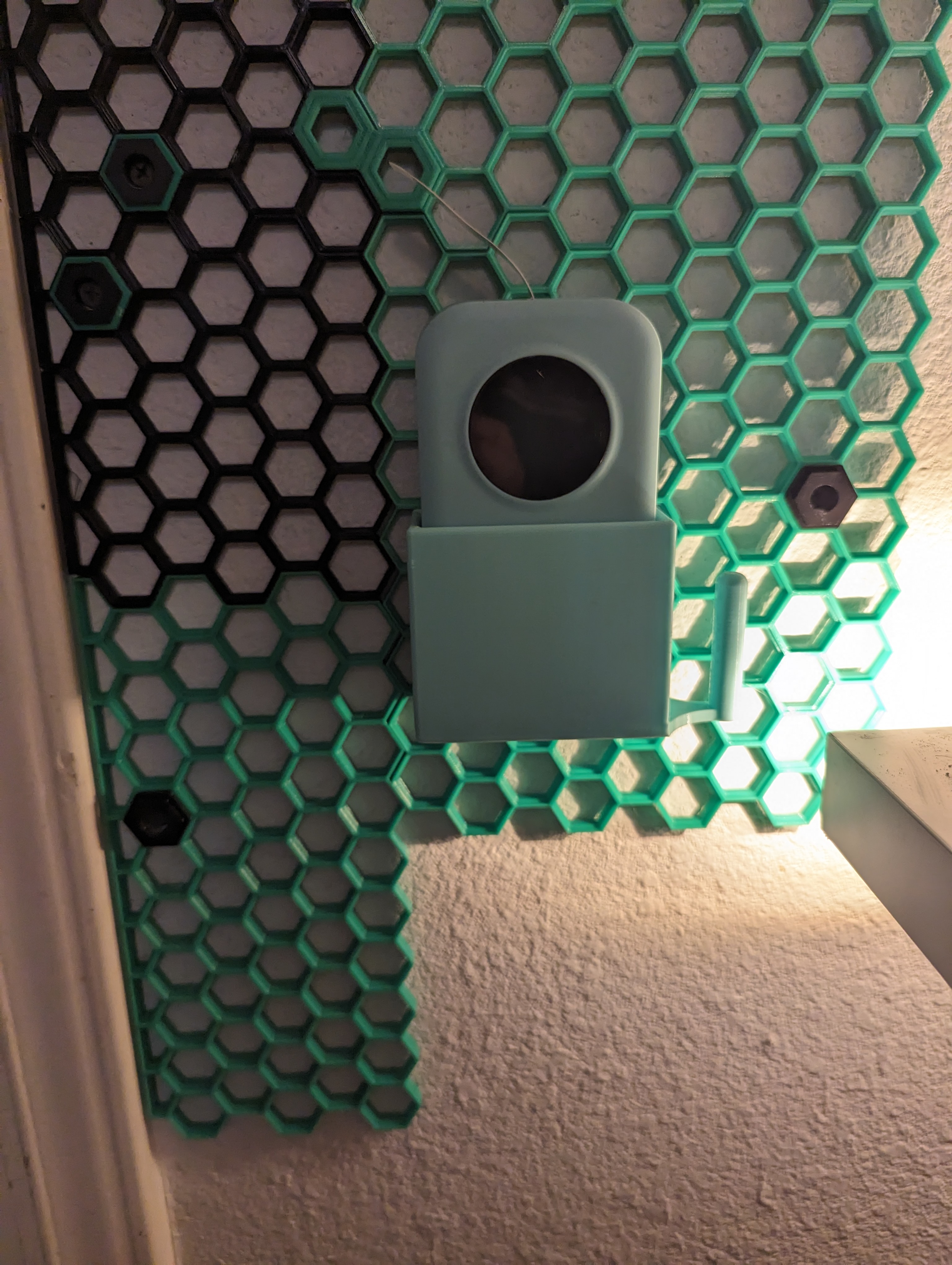 Mini Label Printer Holder HSW (Phomemo - Standard Hex Rotation)