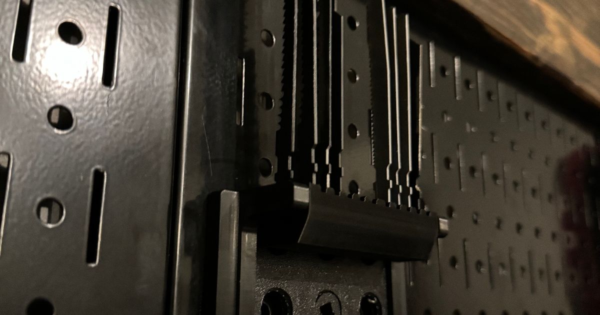 TShank Jigsaw Blade Holder for Wall Control with multiple sizes by