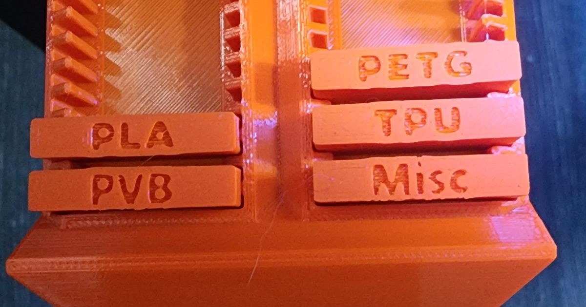 GEN 2 Print Sample labels by Vickmuffin | Download free STL model ...