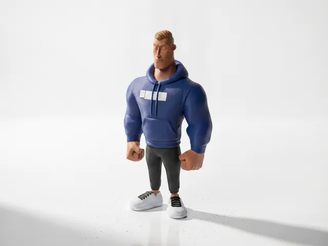Buff Cristiano Ronaldo Figurine Sports 3D Printable