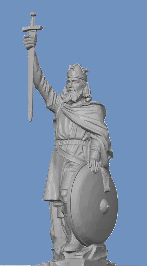 Alfred the Great King of Wessex Statue