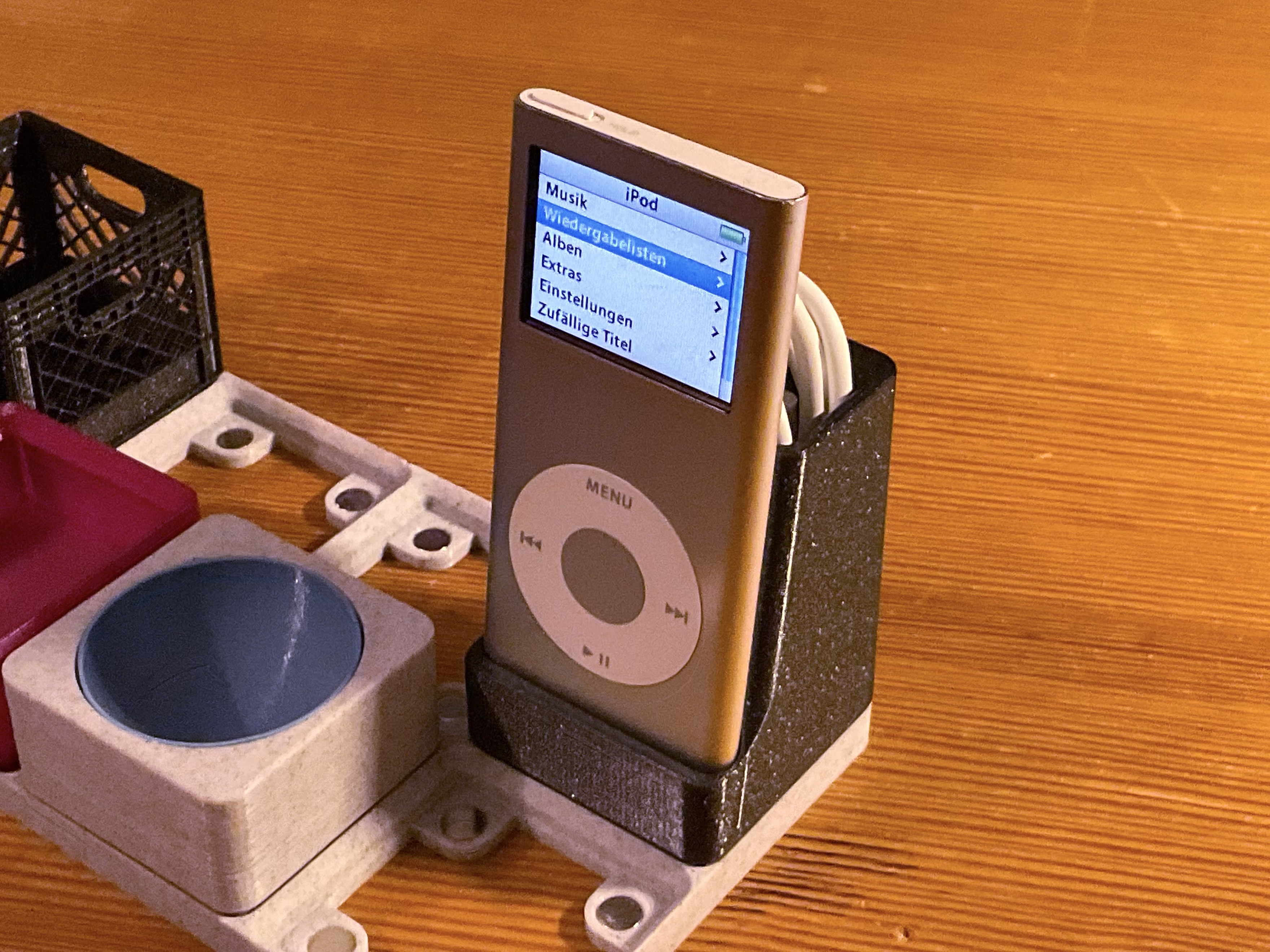 Gridfinity 2nd gen iPod Nano Stand 3D model thumbnail