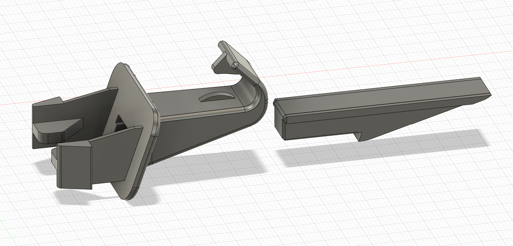 Ford sun shade clip by fermit | Download free STL model | Printables.com