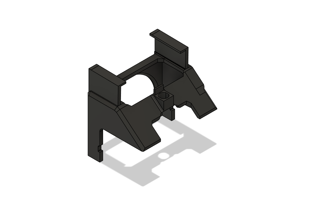 Creality K1 max extruder motor 4010 fan mount