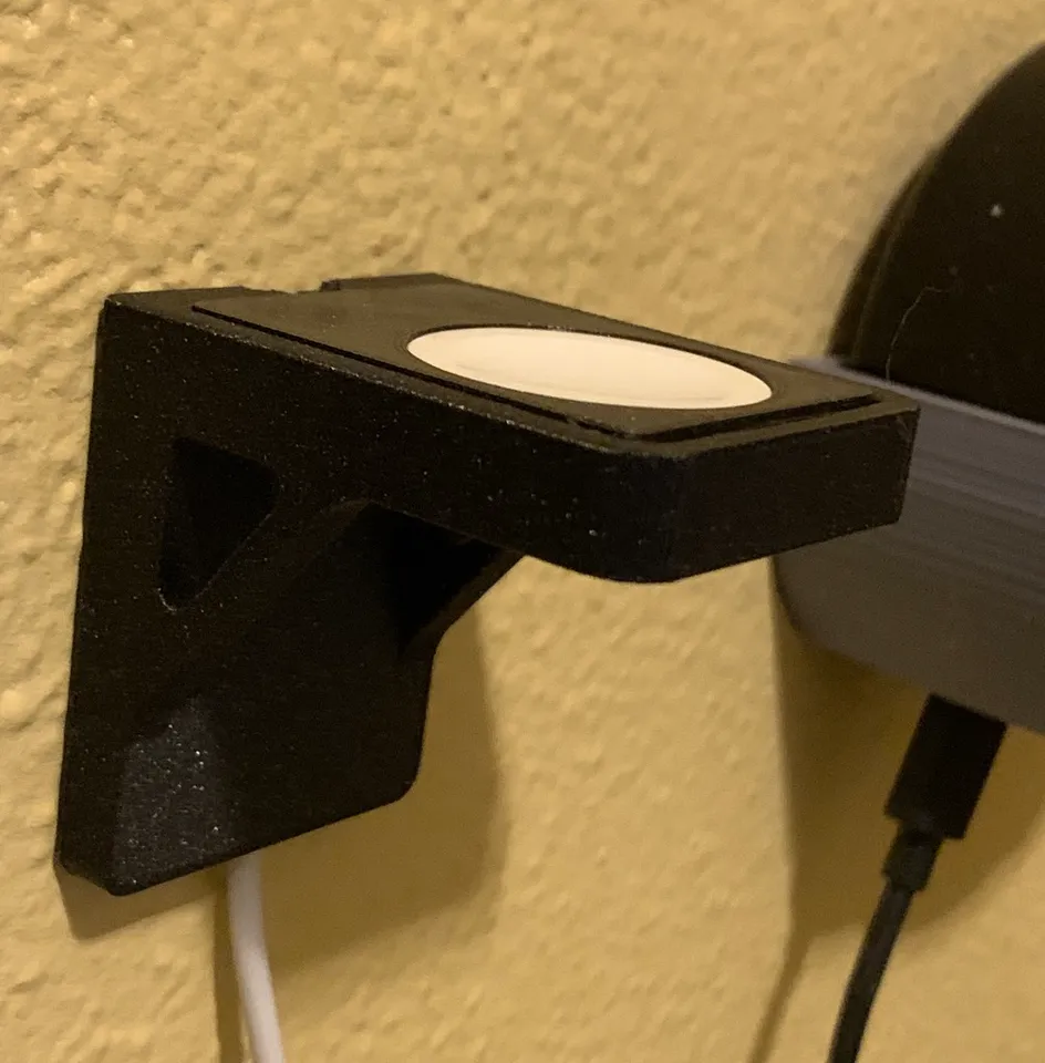 Apple Watch Charger wall mount by Geekdad 3D Download free STL