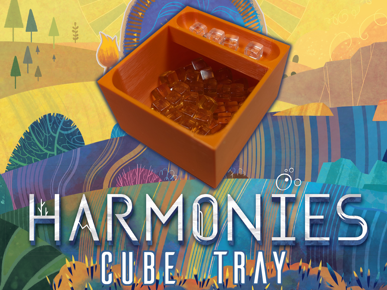 Harmonies Animal & Nature Spirit Cube Tray