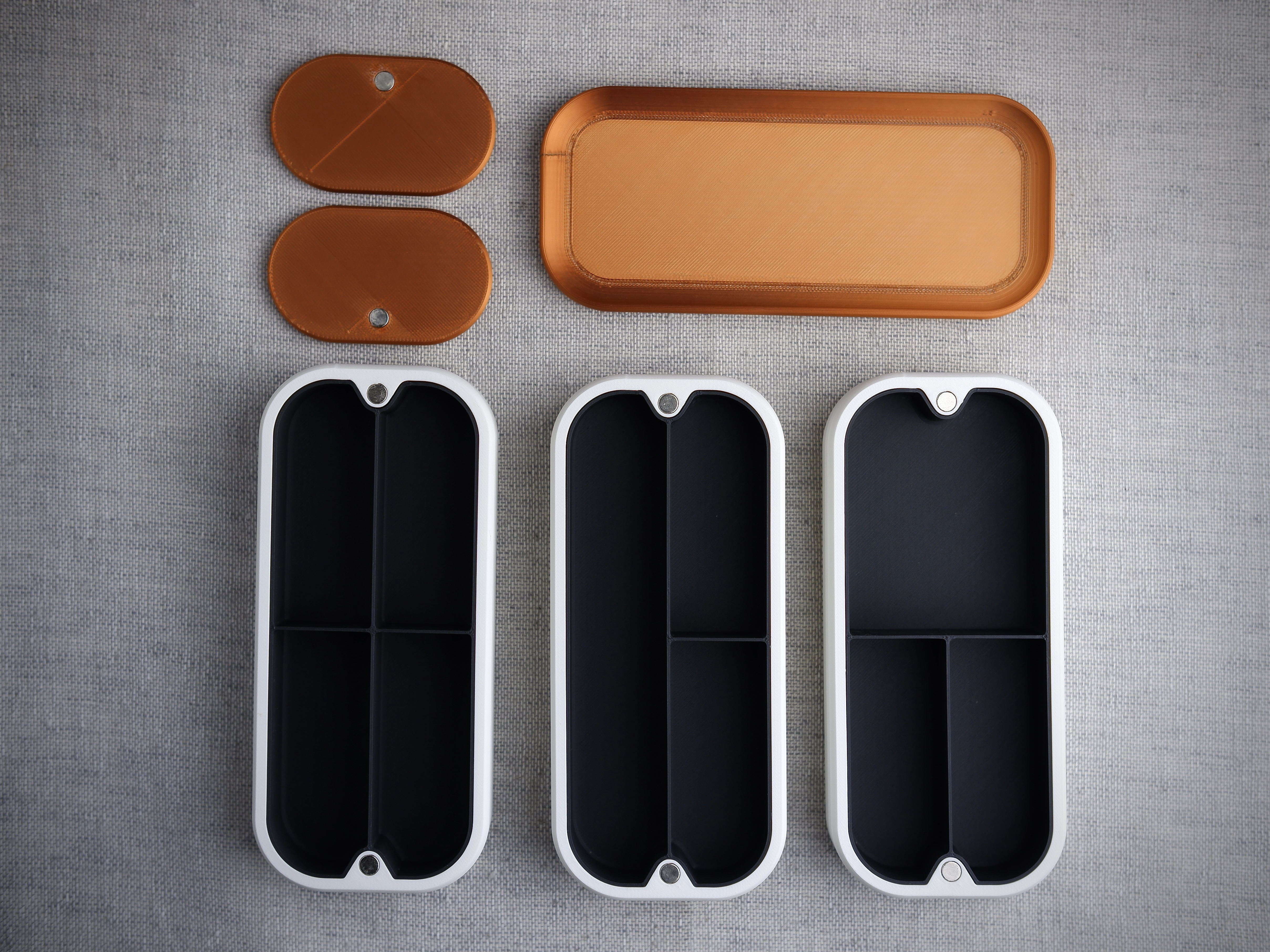 Miniatura 2 do modelo 3D cloud box · magnetically stackable · modular