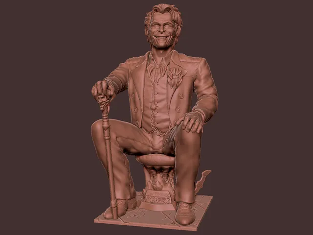 Joker statue
