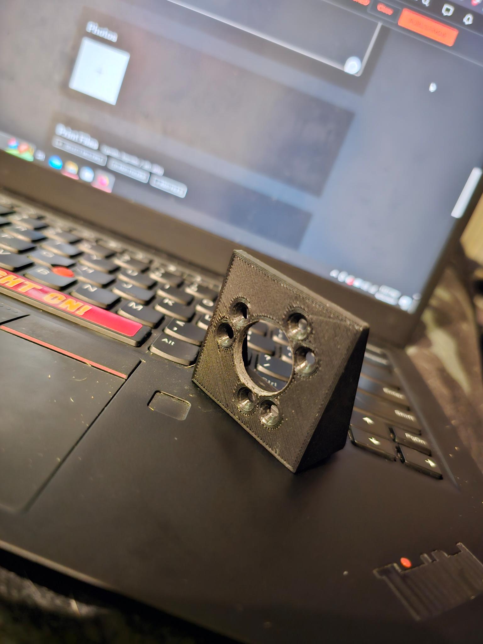 Quadrature Rotary Encoder Mounting Bracket by BillyBobPrintin | Download free STL model ...