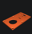 Electromagnet Mounting Bracket Top Plate