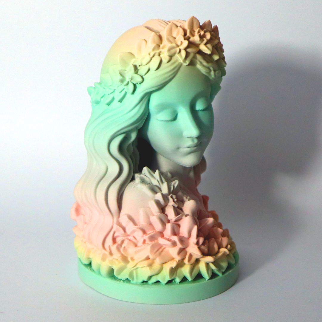 Floral Woman Sculpture