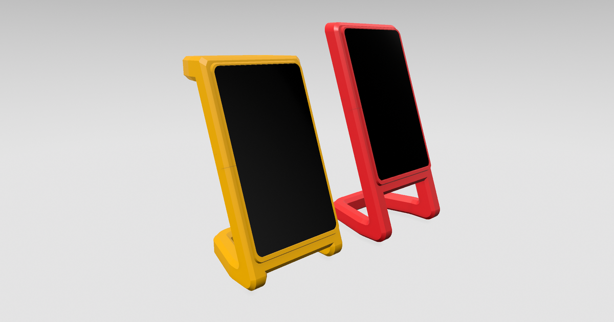 Raspberry Pi portrait 7" screen frame by marzsman | Download free STL model | Printables.com