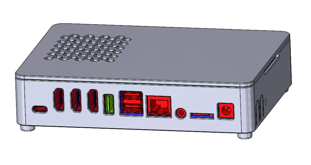 FriendlyElec CM3588 NAS Case Desktop Standalone