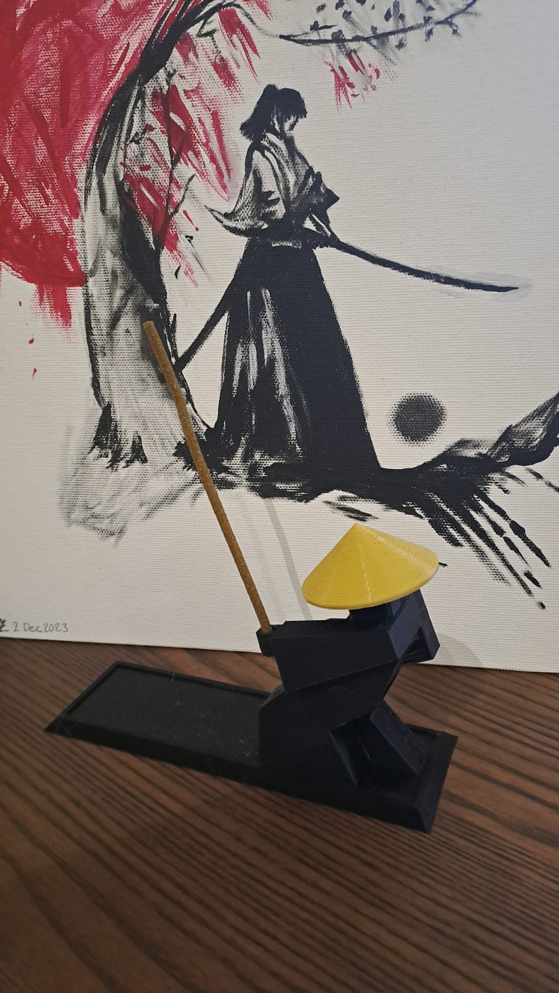 incense Samurai Holder / soporte de sahumerios Samurai