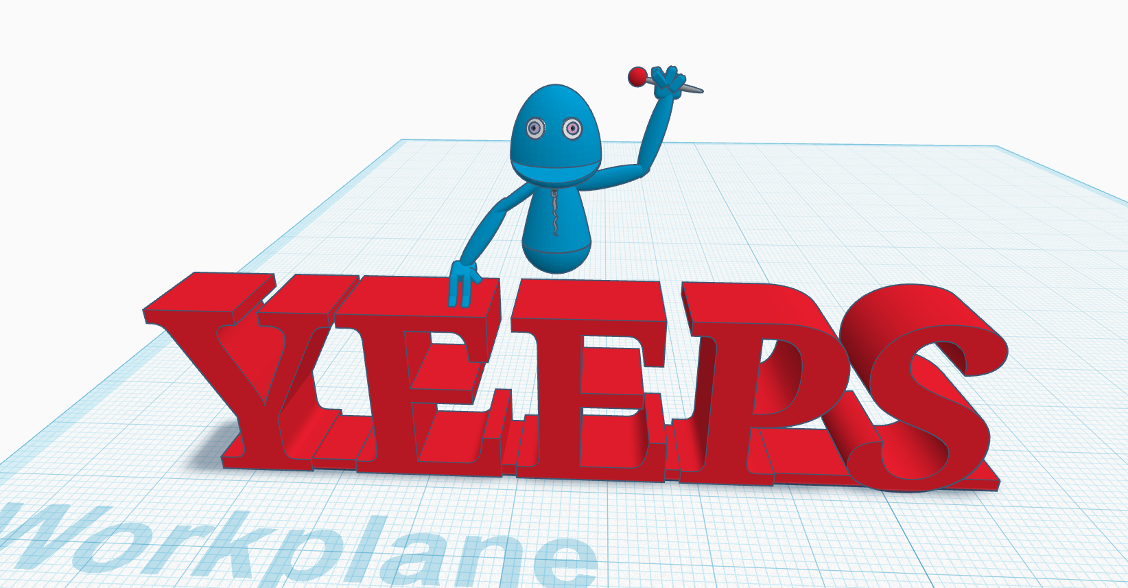 YEEPS model with text (FIRST MODEL EVER THIS TOOK SO LONG PLS NO HATE)