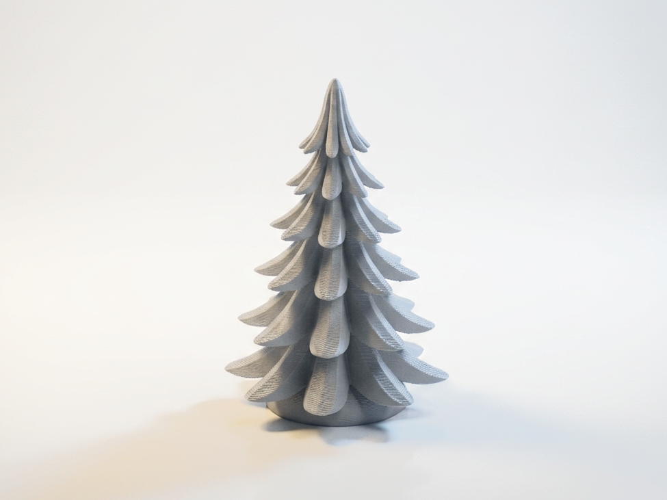 Abstract Pine Tree Decorative Sculpture 3D Printable