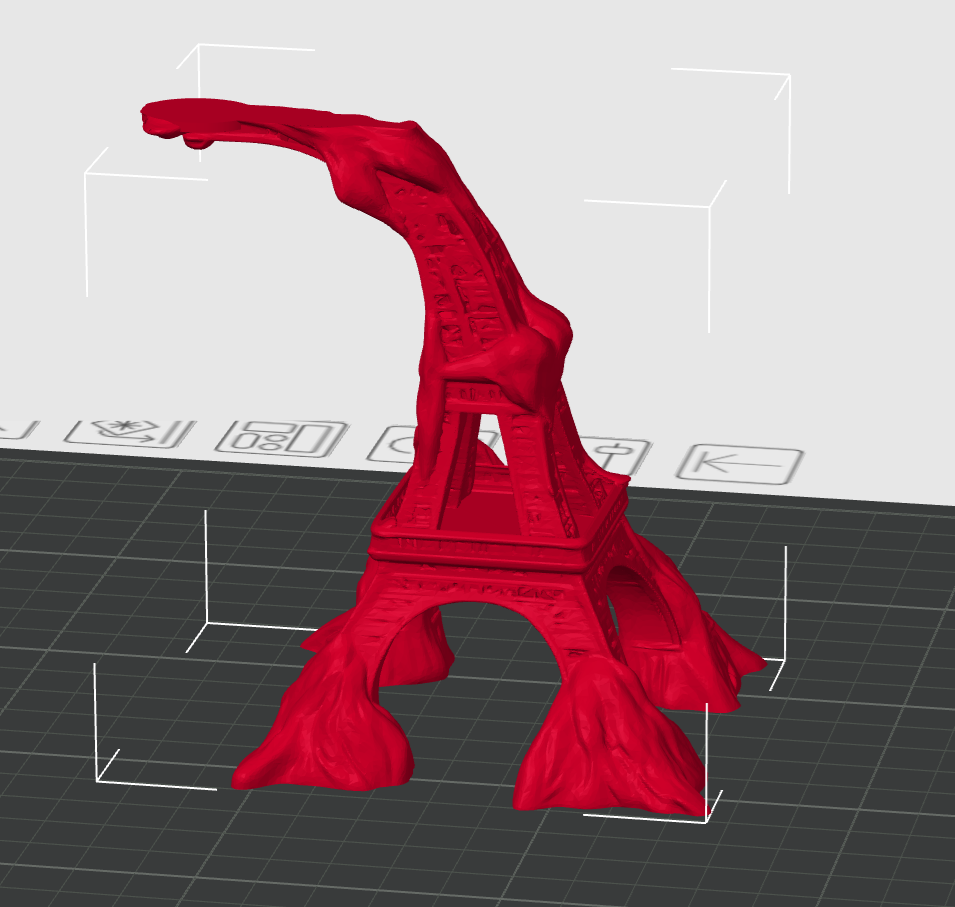 GPU Holder - Lumiere Eiffel Tower (Clair Obscur: Expedition 33)