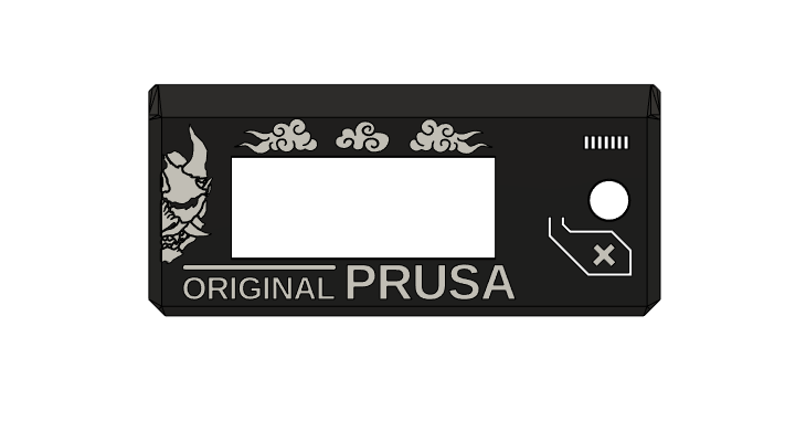 MK3S LCD Cover Samurai Style (MMU)