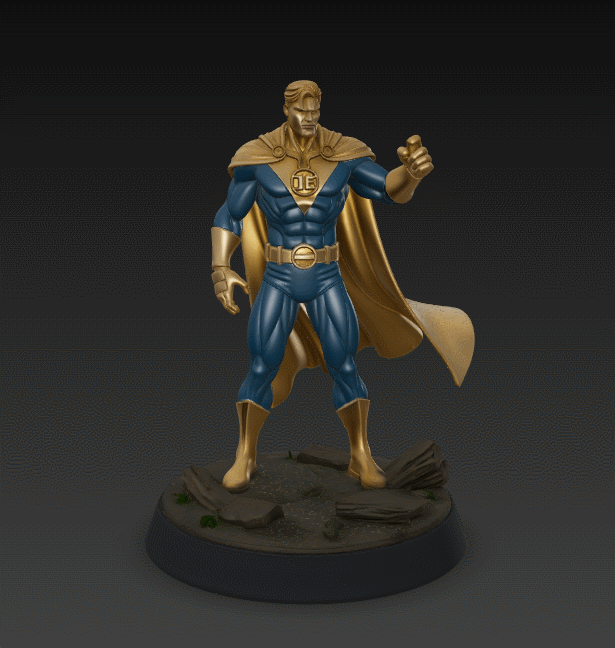 FIGURA SUPERHEROES BOOSTER GOLD (COMIC DC)