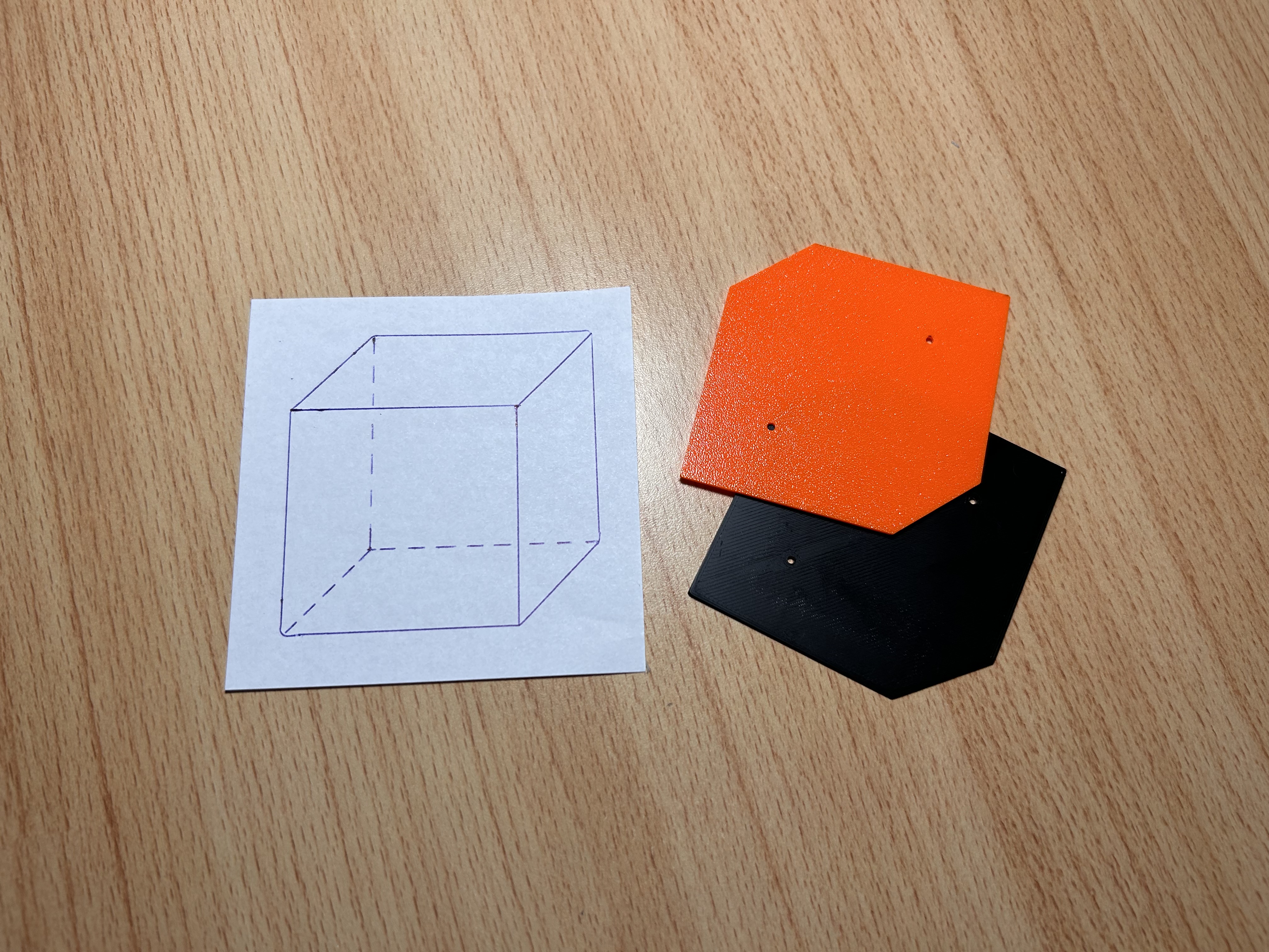 Cube stencil 3D model