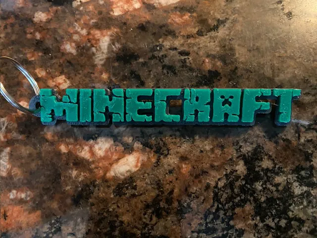 Minecraft Gamer's Keychain