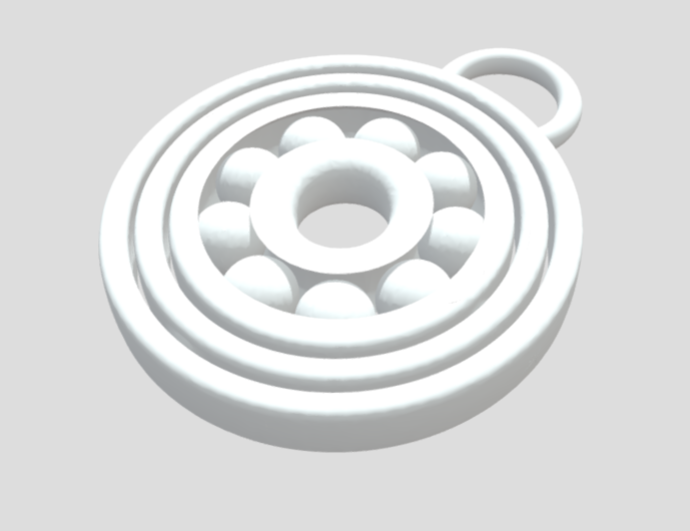 Bearing Fidget keychain