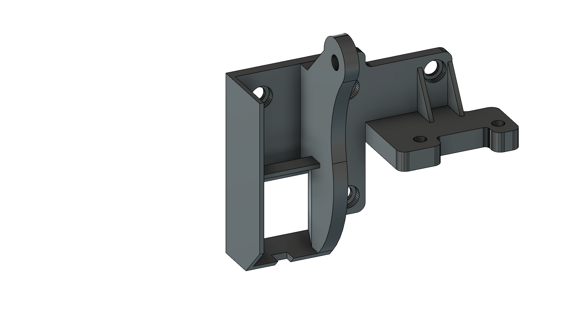 Ender 3 S1/Pro/Plus Sprite hotend fan 5015 - stock CRTouch 3D model thumbnail