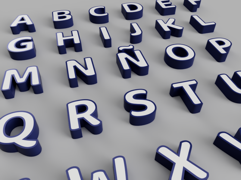 NAMELED - ALPHABET BALOO LED LAMP