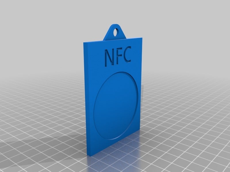 NFC Tag holder by Fx137 Download free STL model