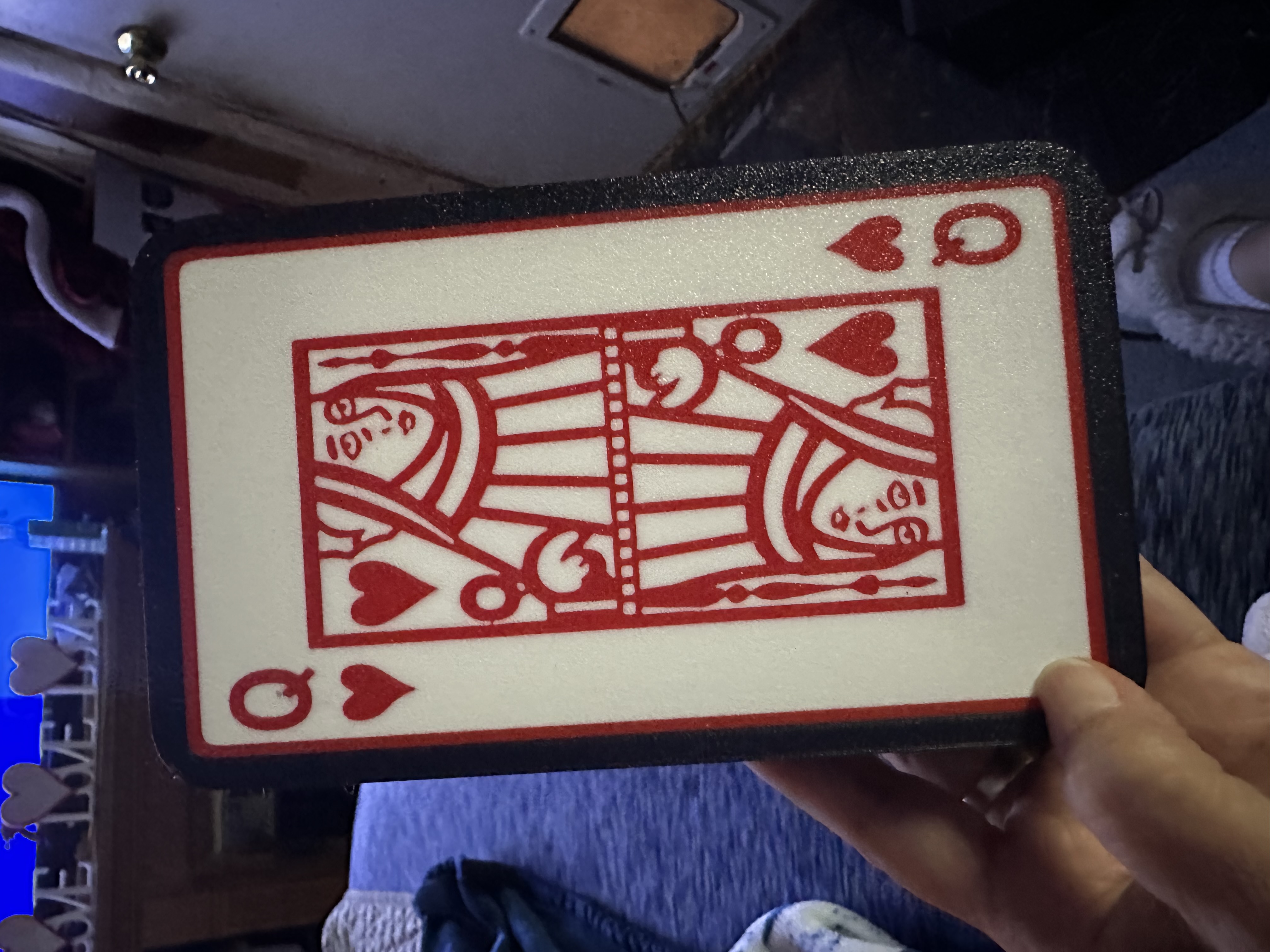 Queen of heart light box
