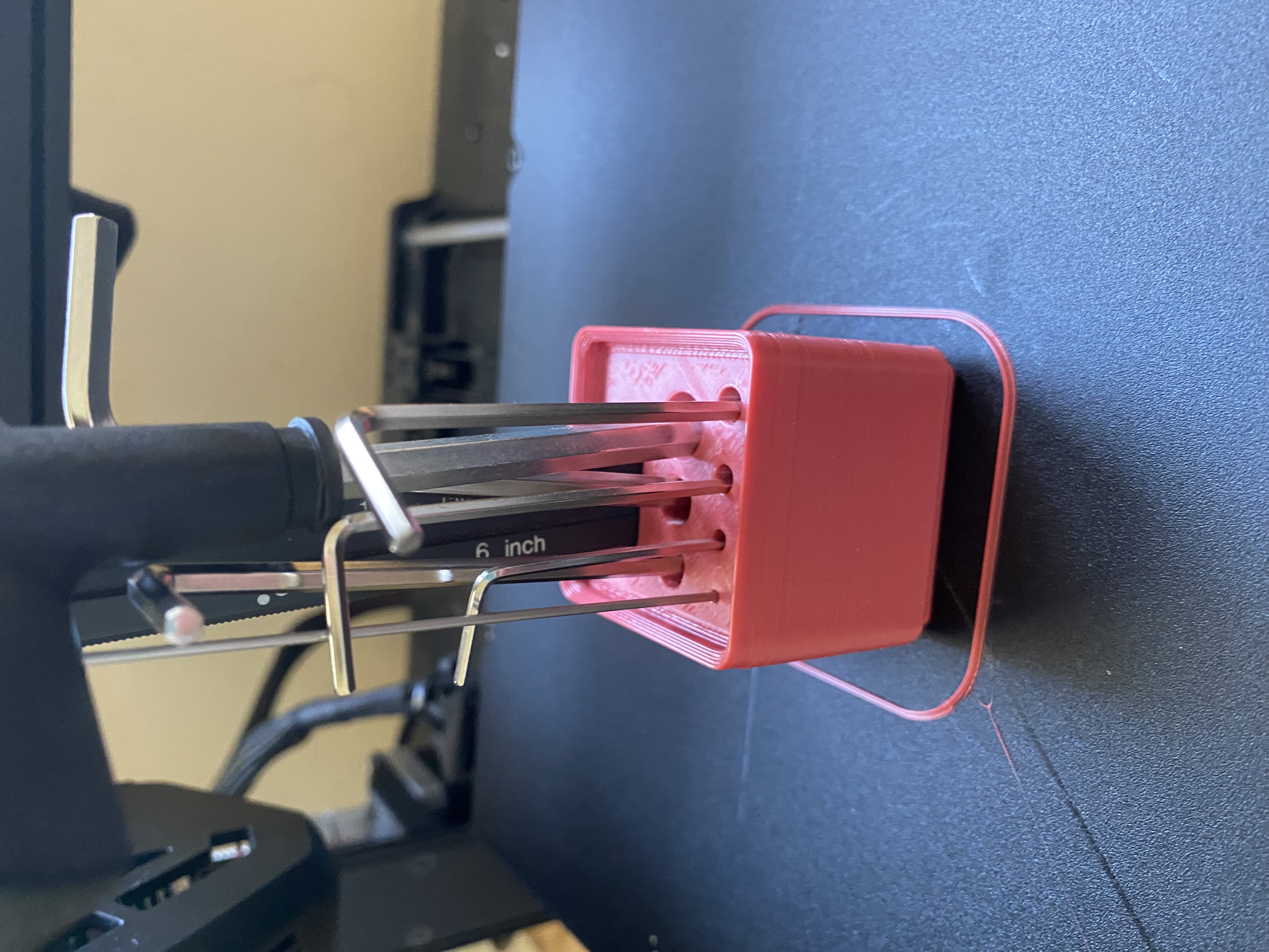 Allen Wrench and Caliper Gridfinity 3D model thumbnail