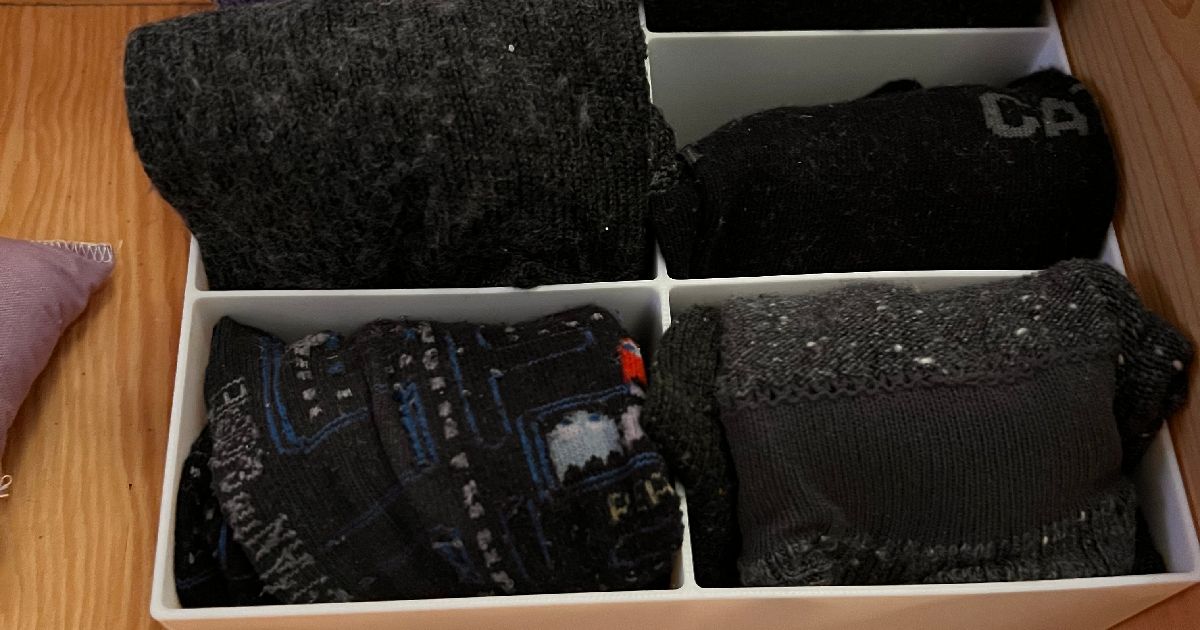 Box for rolled socks (Marie Kondo Style) by Jonathan Kutscher ...