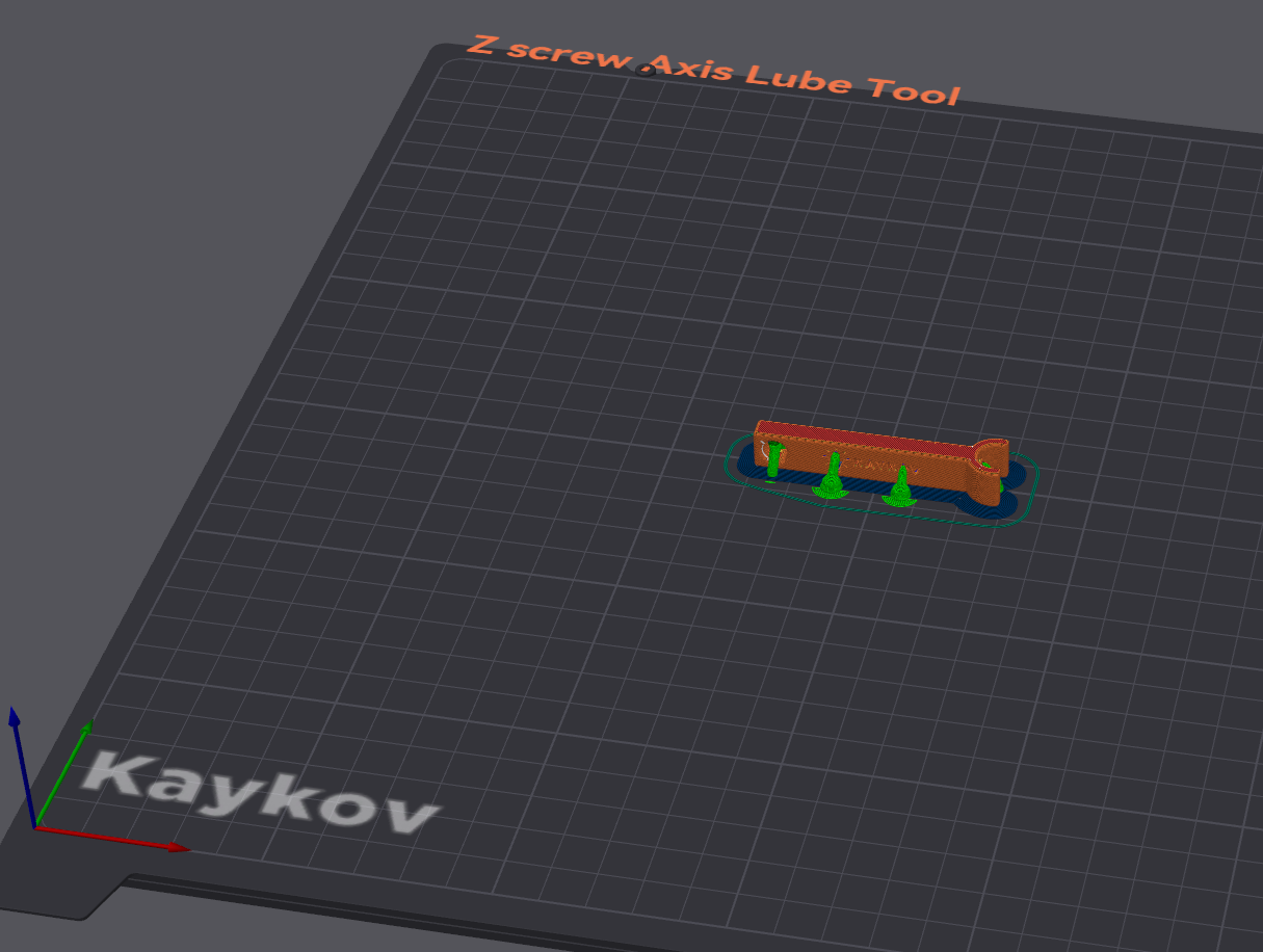 K1Max Z screw Axis Lube G-Code