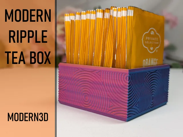 Modern Ripple Tea Box