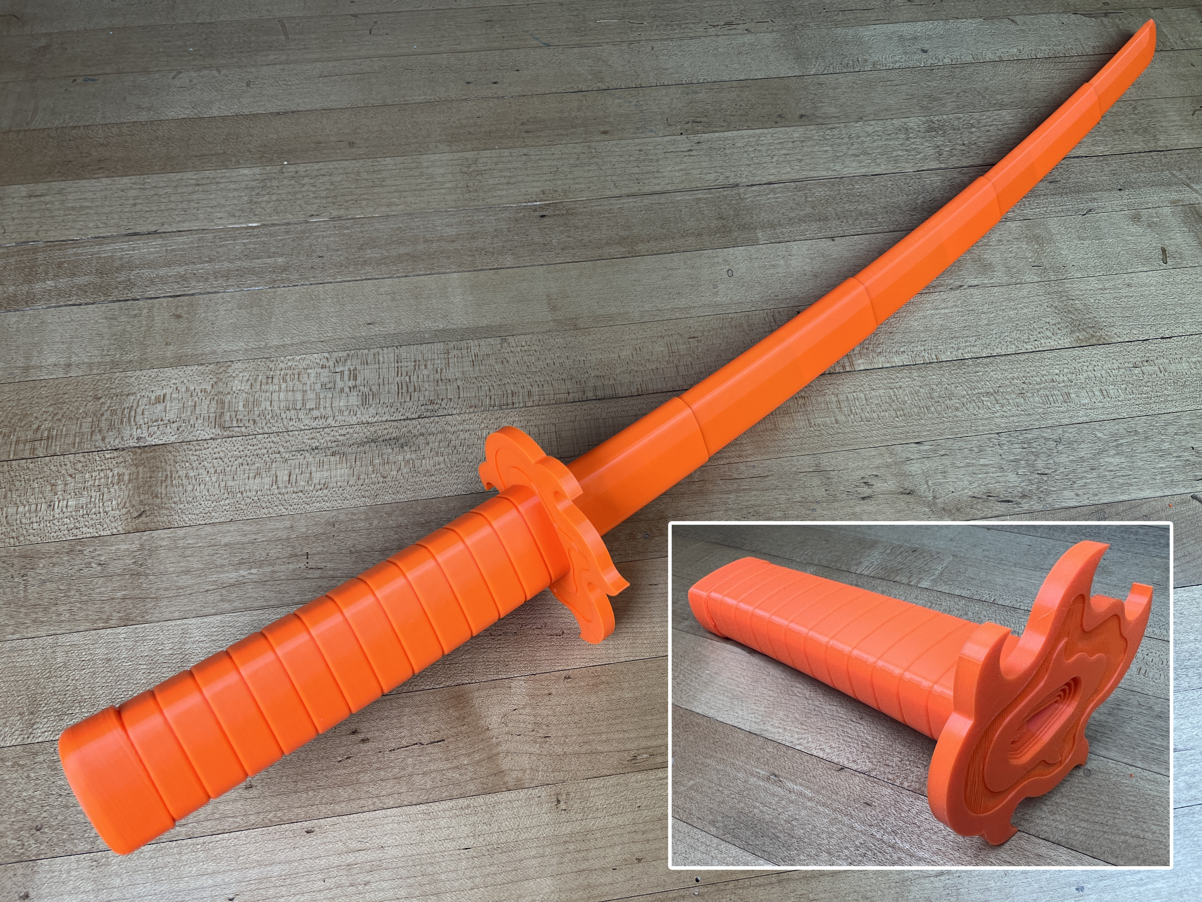Rengoku’s Print-in-Place Collapsing Katana