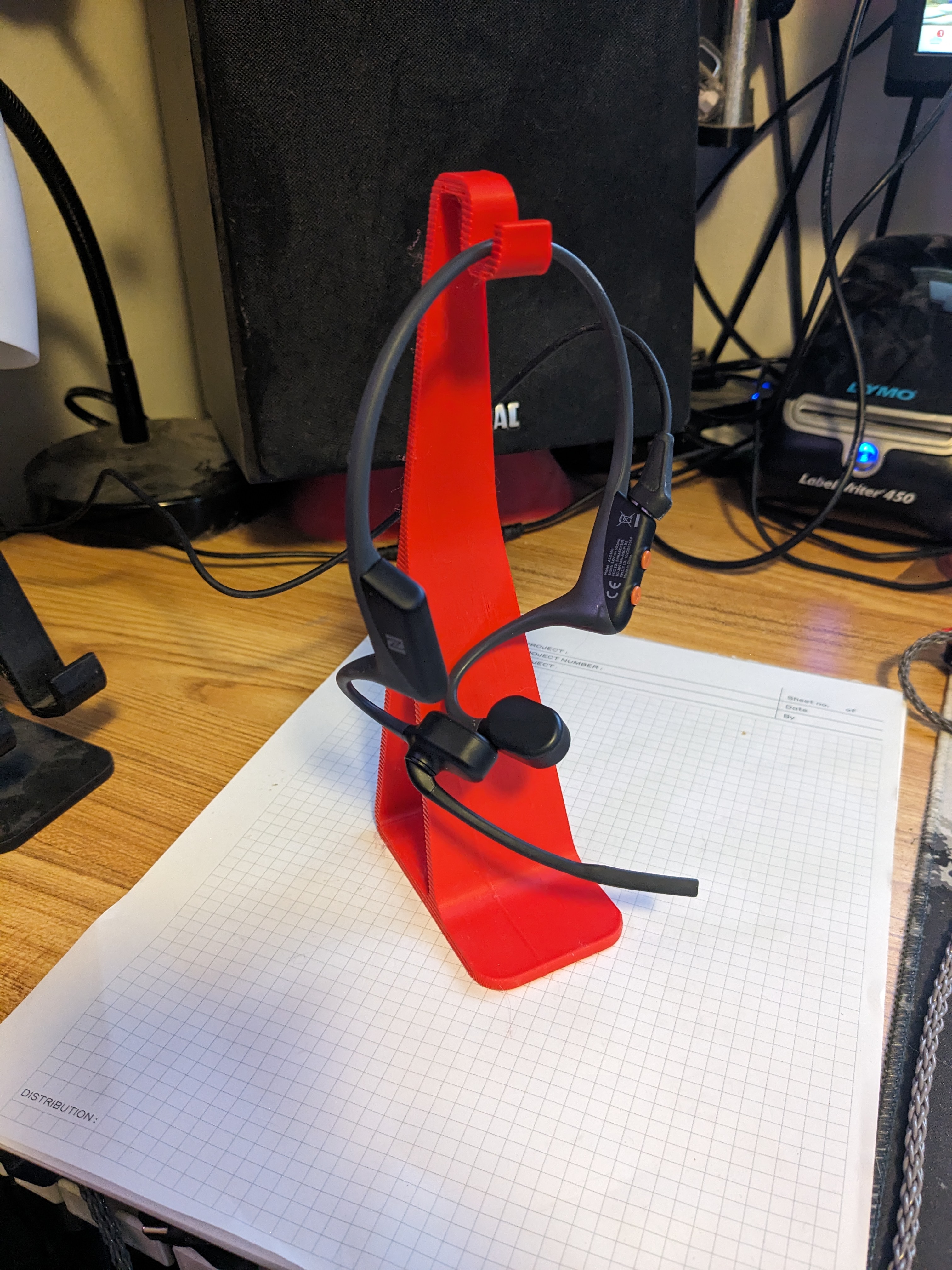 Small headset holder