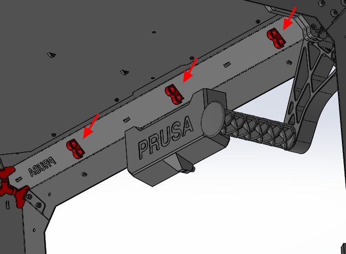 #0146 Cable Management Clips for Original Prusa Enclosure (OPE)