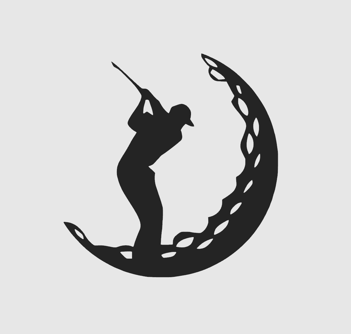 Golf (golfer) - wall art