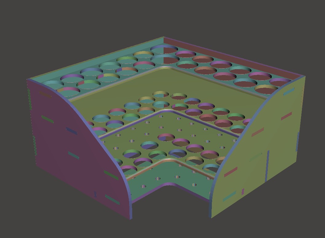 Farbregal-Ecke Modular — miniatura 2