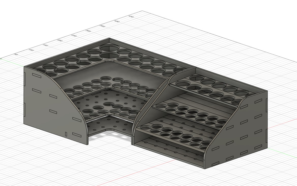 Farbregal-Ecke Modular — miniatura 3