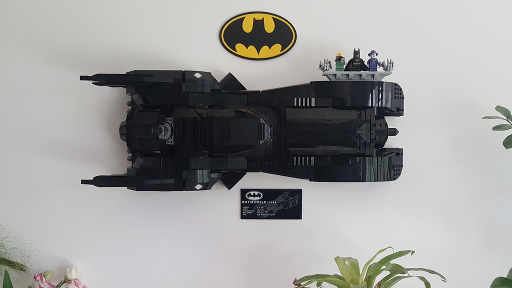 Lego Batmobile Wall Mount