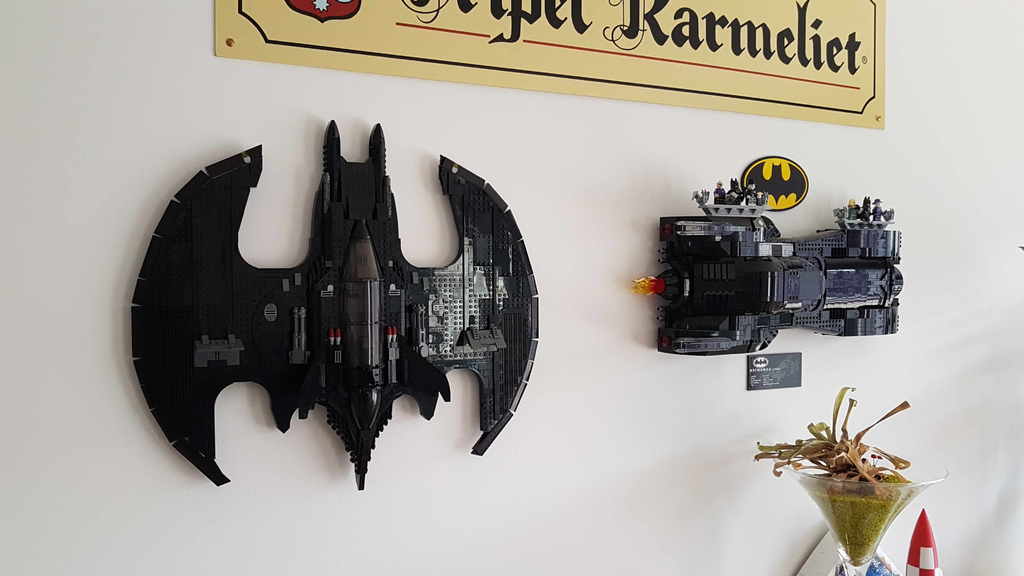 Lego Batmobile Wall Mount by Yvrogne Download free STL model