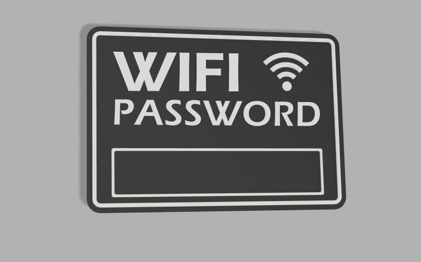 Wifi Password sign