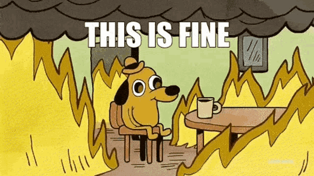 This is fine (Meme) Hueforge by Altair45 | Download free STL model ...