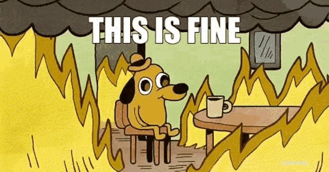 This is fine (Meme) Hueforge by Altair45 | Download free STL model ...