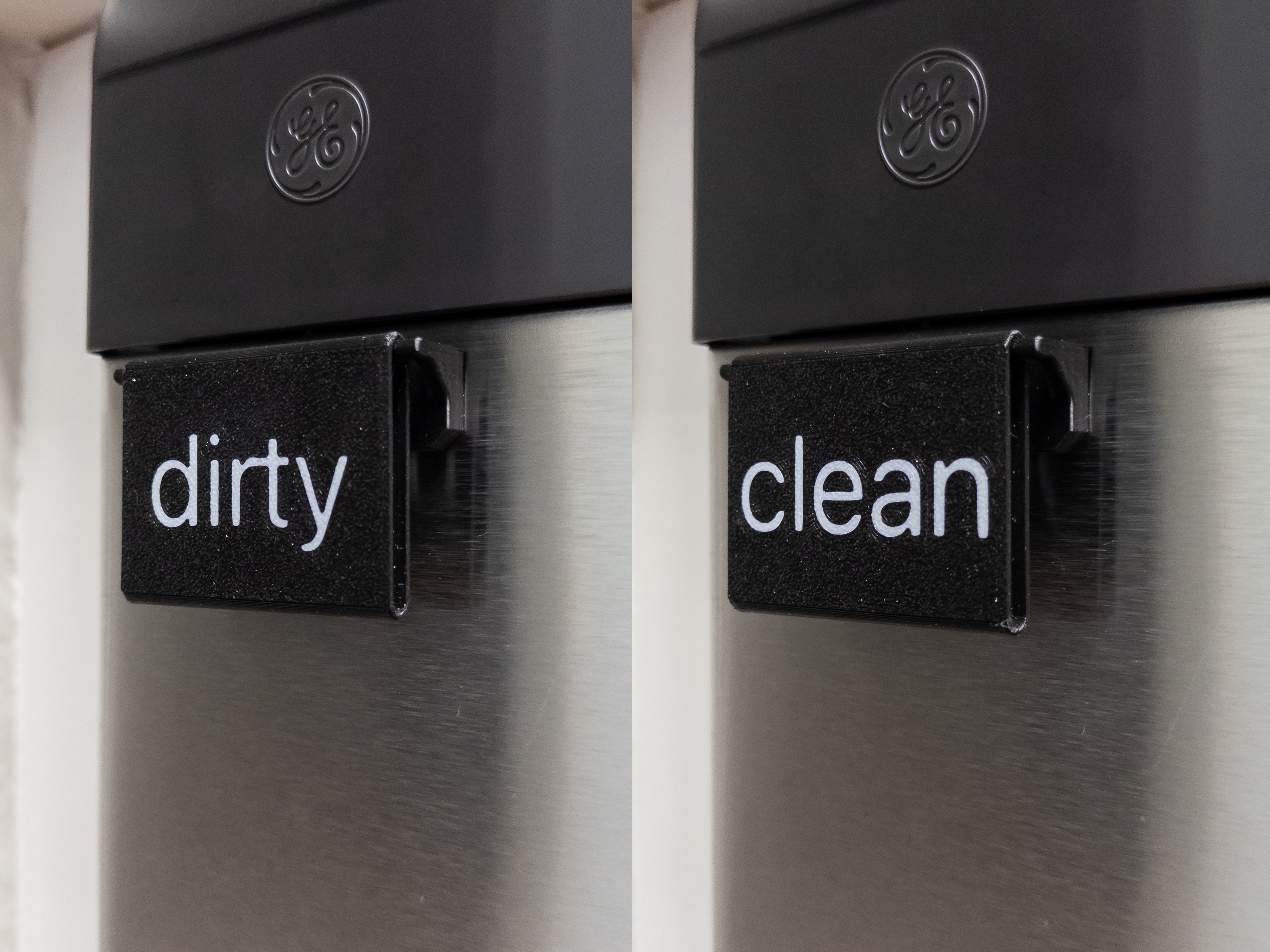 Dishwasher Clean/Dirty Flip Sign Remix