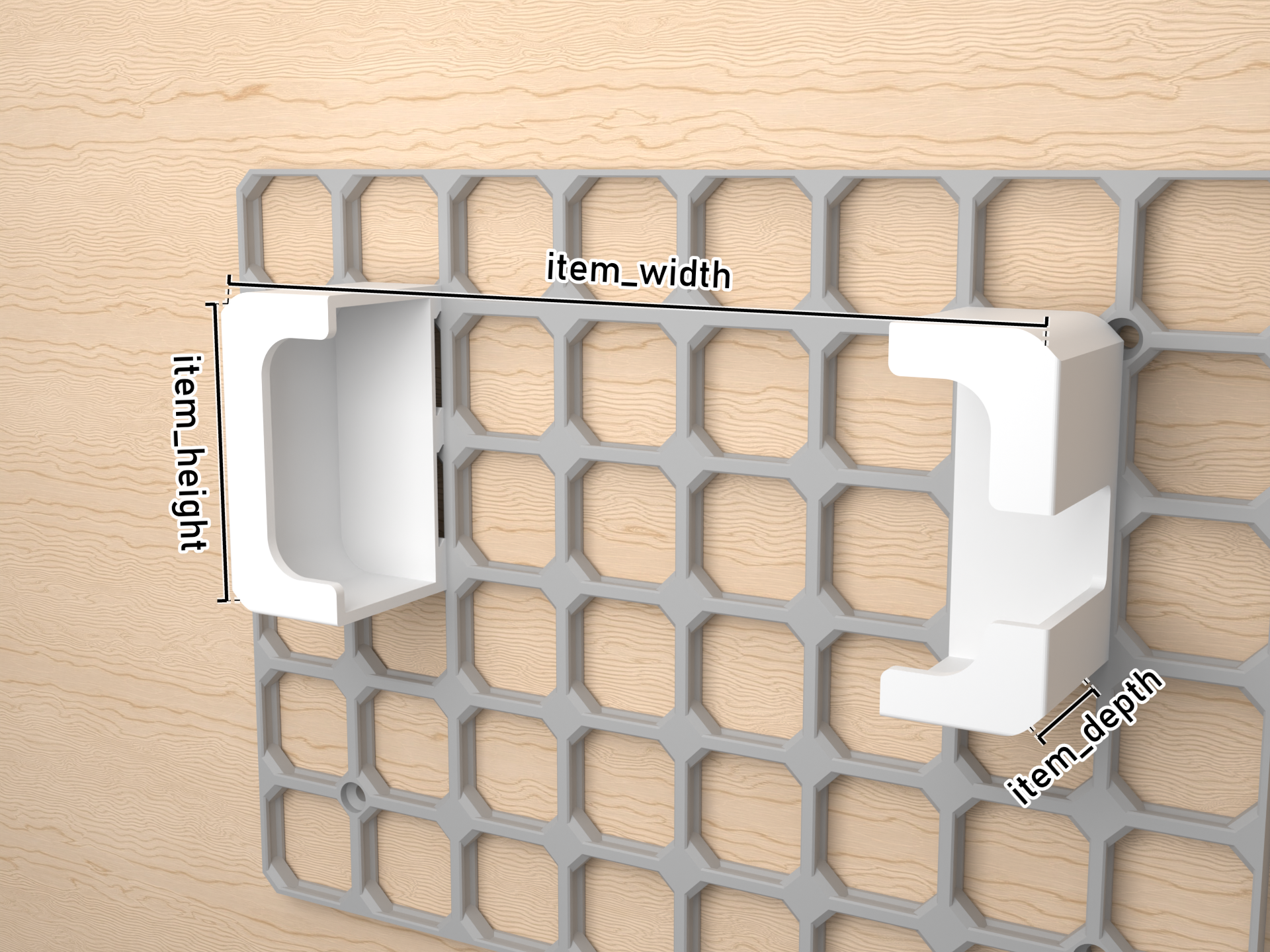 Miniatura 1 do modelo 3D openConnect - Clamshell Holder Generator