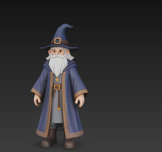 cartoon wizard — thumbnail 3