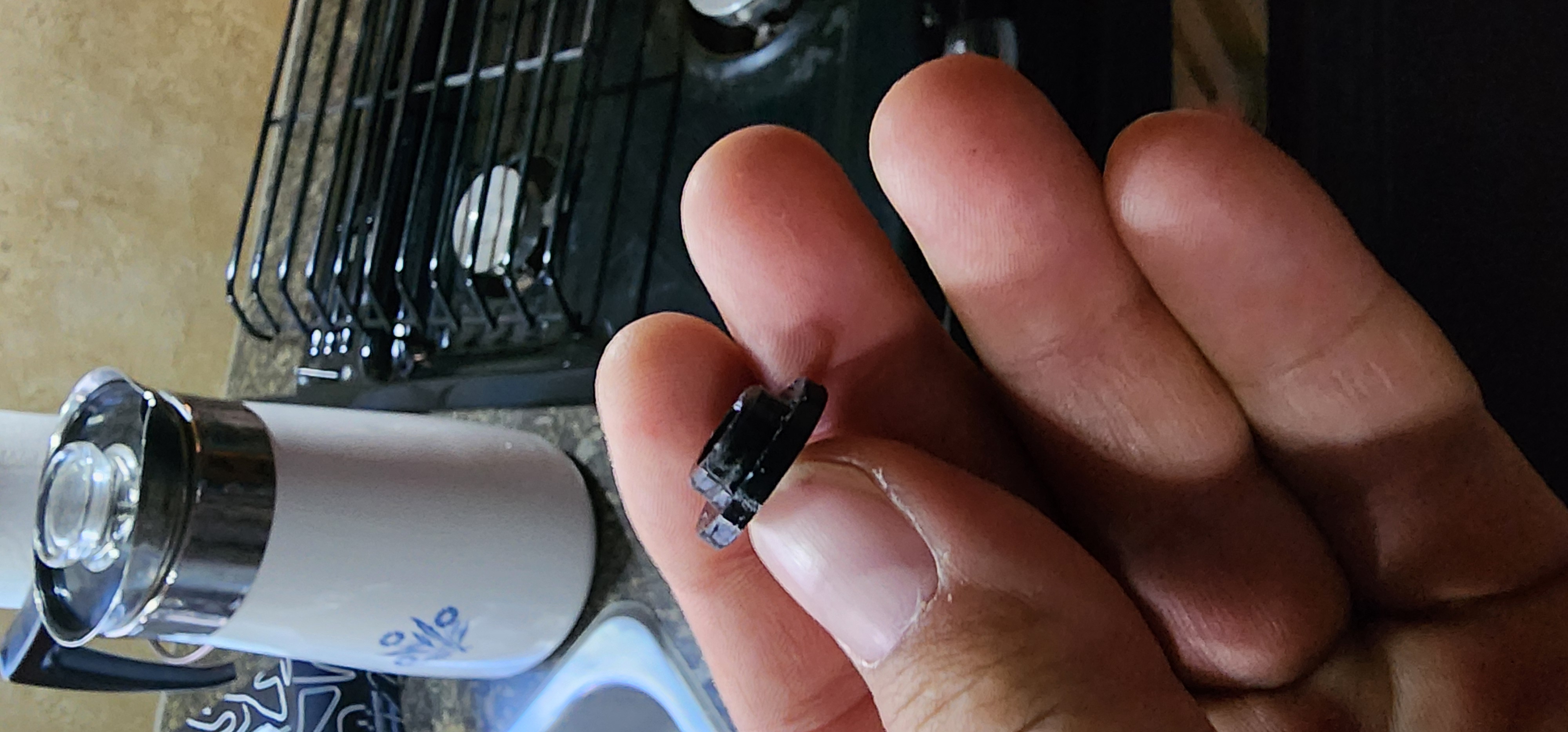 Camp stove grommet